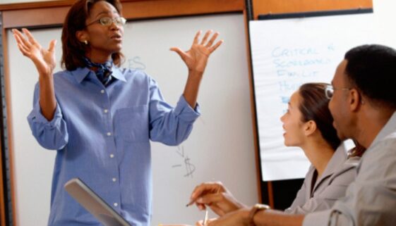 Black woman leader