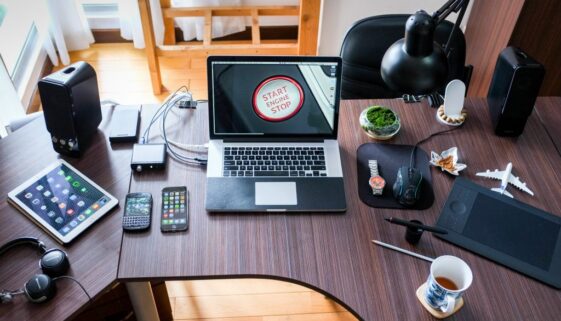 Canva - A Desk Work Space