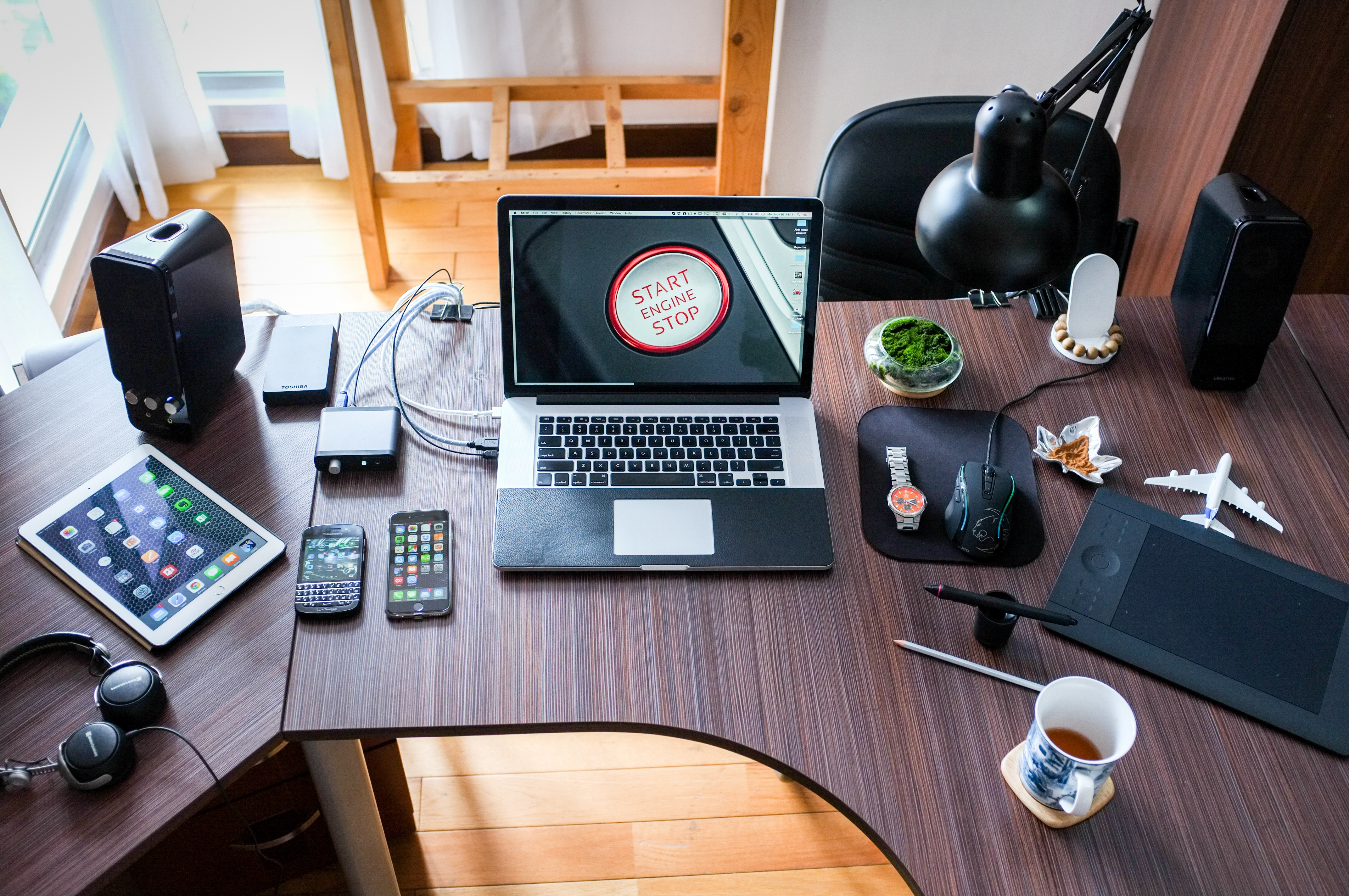 Canva - A Desk Work Space