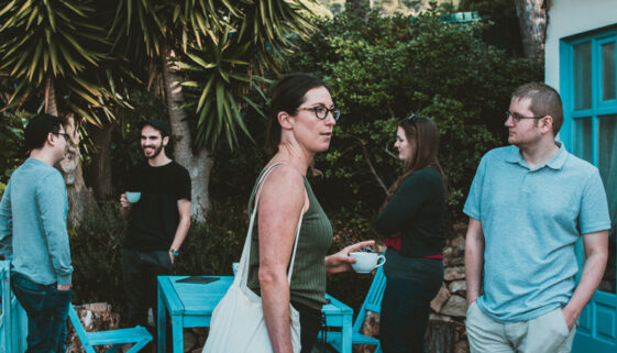 Social DistanceCanva - Group of People Outside House