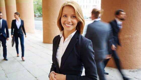 single woman leader