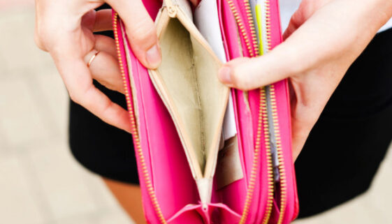 wallet no money