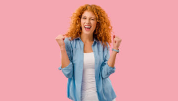 woman celebrating woman celebrating