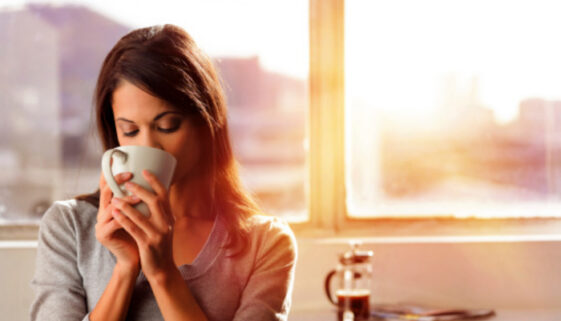 woman coffee cup